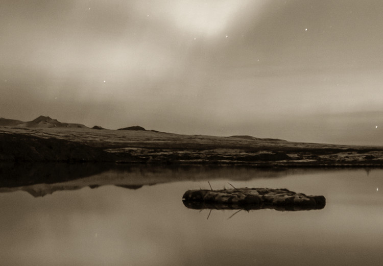 Large canvas print Lake in Sepia [Large Format] 125537 additionalImage 4