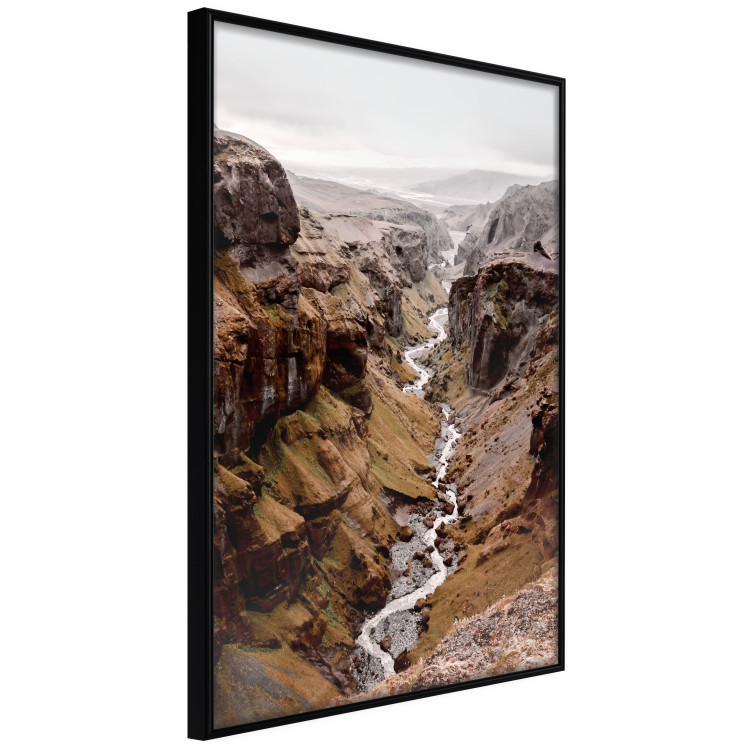 Wall Poster River of Time - landscape of a river amidst rocky mountains against a clear sky 130237 additionalImage 13