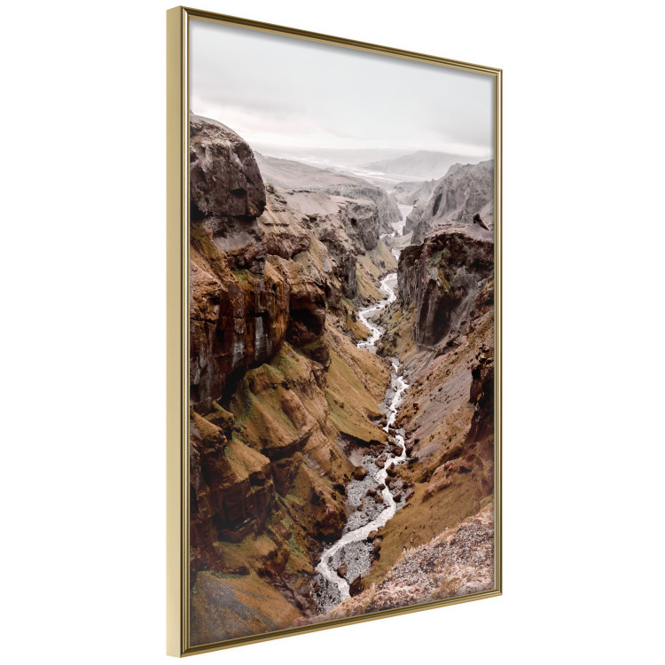 Wall Poster River of Time - landscape of a river amidst rocky mountains against a clear sky 130237 additionalImage 14