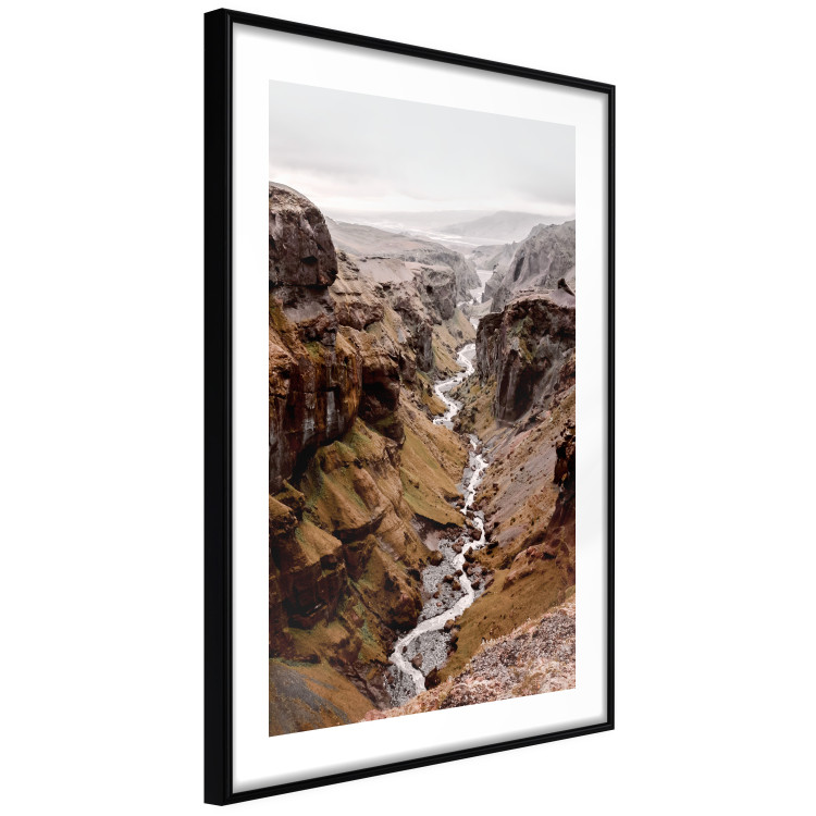 Wall Poster River of Time - landscape of a river amidst rocky mountains against a clear sky 130237 additionalImage 8