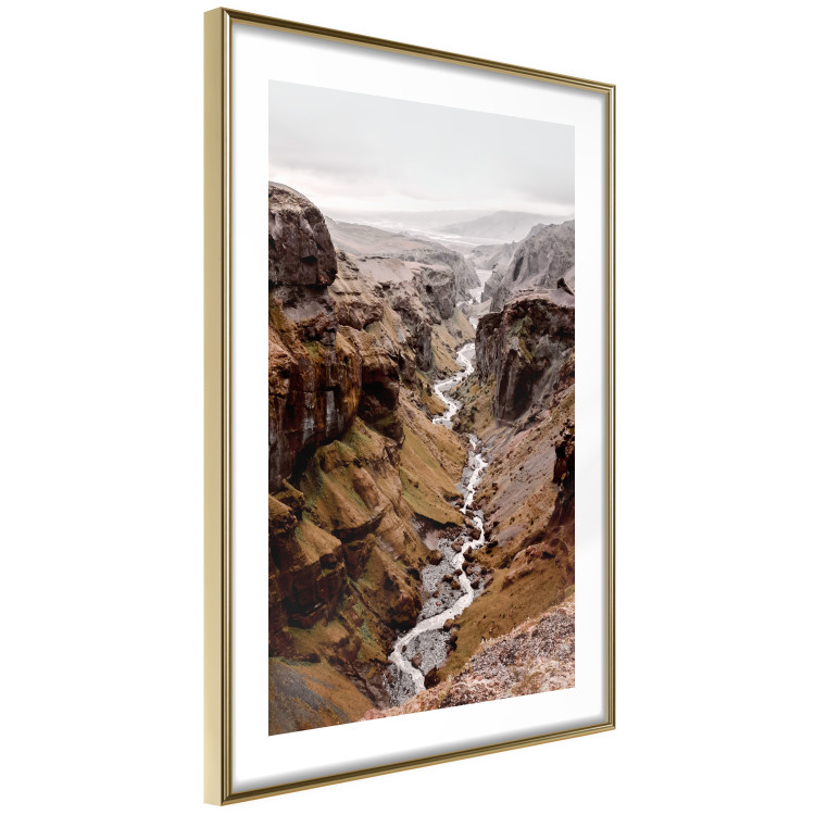 Wall Poster River of Time - landscape of a river amidst rocky mountains against a clear sky 130237 additionalImage 9