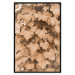Poster Autumn Ivy - composition of leaves on a hedge in sepia tones 131837 additionalThumb 20
