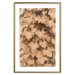 Poster Autumn Ivy - composition of leaves on a hedge in sepia tones 131837 additionalThumb 17