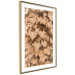 Poster Autumn Ivy - composition of leaves on a hedge in sepia tones 131837 additionalThumb 7