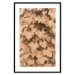 Poster Autumn Ivy - composition of leaves on a hedge in sepia tones 131837 additionalThumb 16