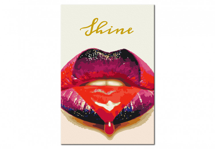 Paint by number Shiny Lips 132037 additionalImage 6