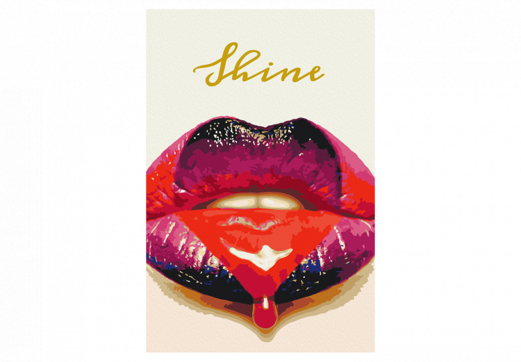 Paint by number Shiny Lips 132037 additionalImage 7