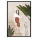 Poster Beautiful Stranger - a beautiful woman descending stairs among plants 136537 additionalThumb 10