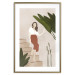 Poster Beautiful Stranger - a beautiful woman descending stairs among plants 136537 additionalThumb 13
