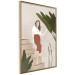 Poster Beautiful Stranger - a beautiful woman descending stairs among plants 136537 additionalThumb 8