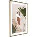 Poster Beautiful Stranger - a beautiful woman descending stairs among plants 136537 additionalThumb 2