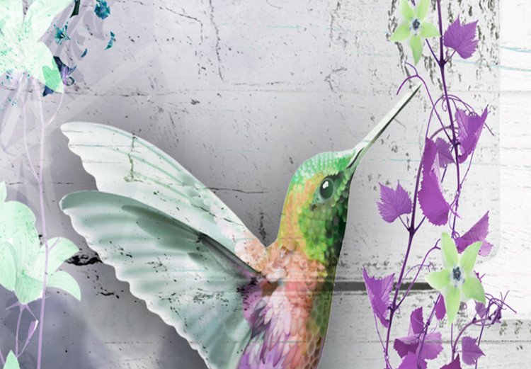 Large canvas print Home and Hummingbirds - Green II [Large Format] 137637 additionalImage 4