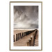 Wall Poster Perspective of Hope - beach landscape with poles against dark clouds 138037 additionalThumb 23