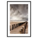 Wall Poster Perspective of Hope - beach landscape with poles against dark clouds 138037 additionalThumb 16