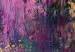 Canvas Abstraction with Texture (1-piece) Narrow - beautiful colorful composition 138637 additionalThumb 5
