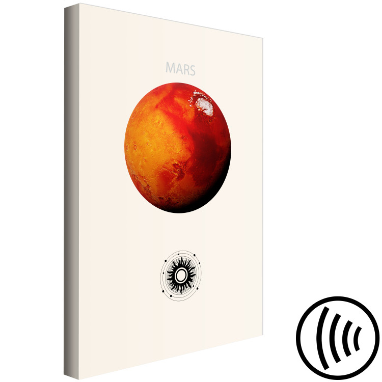 Canvas Print Red Planet - Mars and Abstract Composition With the Solar System 146237 additionalImage 6
