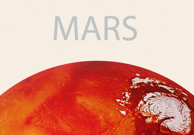 Canvas Print Red Planet - Mars and Abstract Composition With the Solar System 146237 additionalImage 5