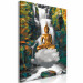 Paint by number Levitating Buddha - Meditating Figure in Front of a Waterfall and a Forest 146537 additionalThumb 6