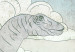 Photo Wallpaper Jurassic World - Dinosaur Hand Drawn in Pastel Colors 149237 additionalThumb 8