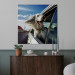 Canvas Print AI Dog English Setter - Animal Catching Air Rush While Traveling by Car - Square 150237 additionalThumb 9