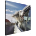 Canvas Print AI Dog English Setter - Animal Catching Air Rush While Traveling by Car - Square 150237 additionalThumb 2