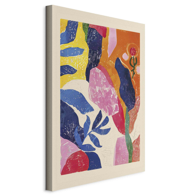 Canvas Colorful Abstraction - A Composition Inspired by the Work of Henri Matisse 159937 additionalImage 2