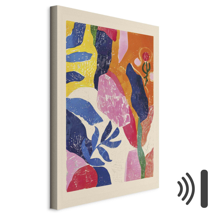 Canvas Colorful Abstraction - A Composition Inspired by the Work of Henri Matisse 159937 additionalImage 8