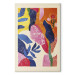 Canvas Colorful Abstraction - A Composition Inspired by the Work of Henri Matisse 159937