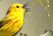 Canvas Print Yellow bird singing 56237 additionalThumb 5