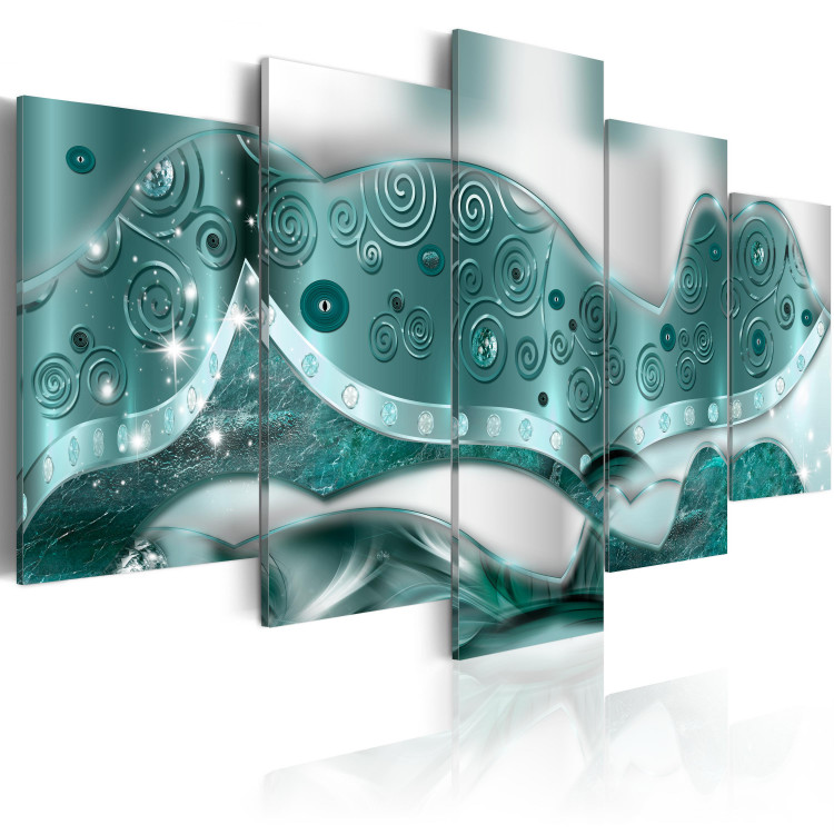 Canvas Print Sapphire Wave 89837 additionalImage 2