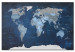 Cork Pinboard Dark Blue World [Cork Map] 93937 additionalThumb 2