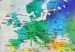 Decorative Pinboard World Map: Rainbow Gradient [Cork Map] 96137 additionalThumb 6