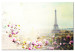 Canvas Print Postcards from Paris (1 Part) Wide 107247