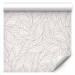 Modern Wallpaper Colourless Leaves 114647 additionalThumb 6