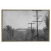 Wall Poster Hollywood - black and white cinematic shot among trees overlooking mountains 116347 additionalThumb 20