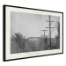 Wall Poster Hollywood - black and white cinematic shot among trees overlooking mountains 116347 additionalThumb 3