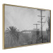 Wall Poster Hollywood - black and white cinematic shot among trees overlooking mountains 116347 additionalThumb 14