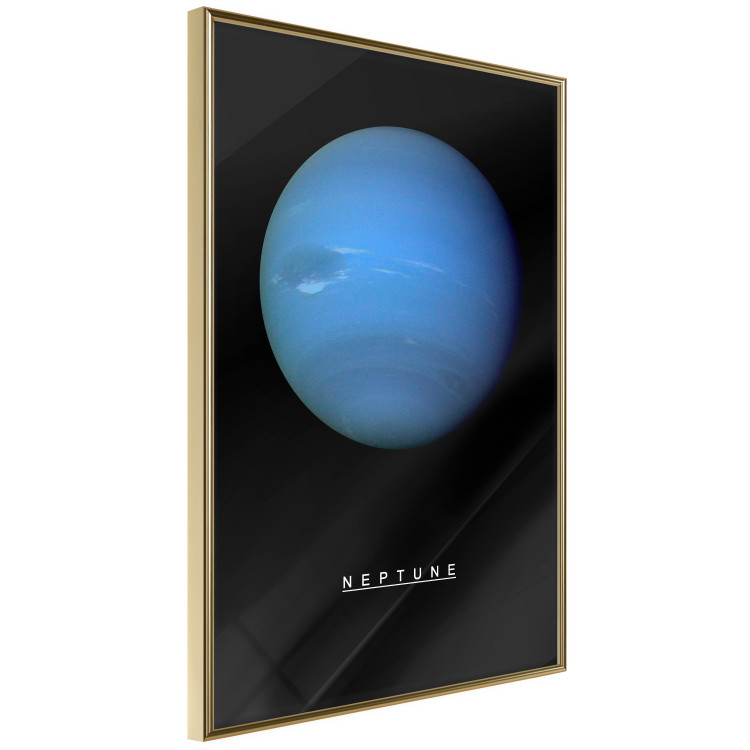Wall Poster Neptune - blue planet and simple English text against black 116747 additionalImage 12