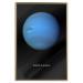 Wall Poster Neptune - blue planet and simple English text against black 116747 additionalThumb 16