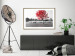 Wall Poster Tree with Red Leaves - black and white landscape of a lake in the park 117147 additionalThumb 15