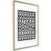 Poster Distorted Checkerboard - black and white geometric abstract 117447 additionalThumb 14