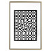 Poster Distorted Checkerboard - black and white geometric abstract 117447 additionalThumb 20