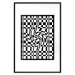 Poster Distorted Checkerboard - black and white geometric abstract 117447 additionalThumb 24