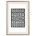 Poster Distorted Checkerboard - black and white geometric abstract 117447 additionalThumb 19