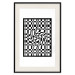 Poster Distorted Checkerboard - black and white geometric abstract 117447 additionalThumb 18