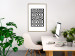 Poster Distorted Checkerboard - black and white geometric abstract 117447 additionalThumb 7