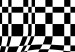 Poster Distorted Checkerboard - black and white geometric abstract 117447 additionalThumb 10