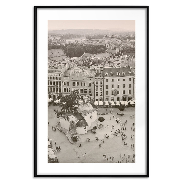 Wall Poster Krakow: St. Adalbert's Church - architecture of the Polish city in sepia 118147 additionalImage 20