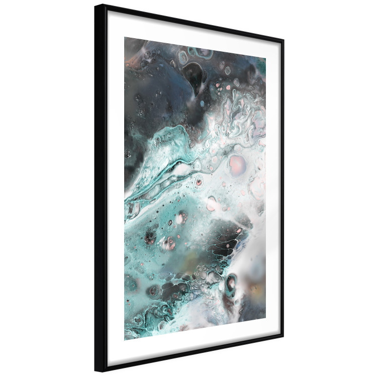 Poster Marine Elements - artistic abstraction in streaks in a modern style 119147 additionalImage 11