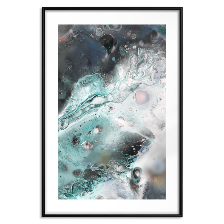Poster Marine Elements - artistic abstraction in streaks in a modern style 119147 additionalImage 19